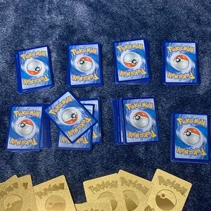 Pokemon Blue and Gold Card Collection